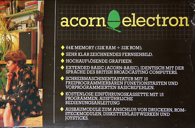 Acorn Electron Deutsche Verpackung