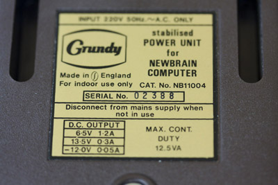 Grundy NewBrain AD