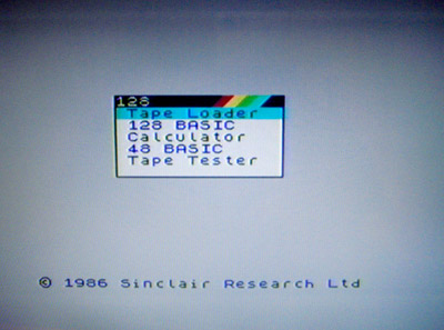 Spectrum 128 Bootscreen