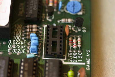 Apple II Europlus, Apple ][ Europlus Paddle connector